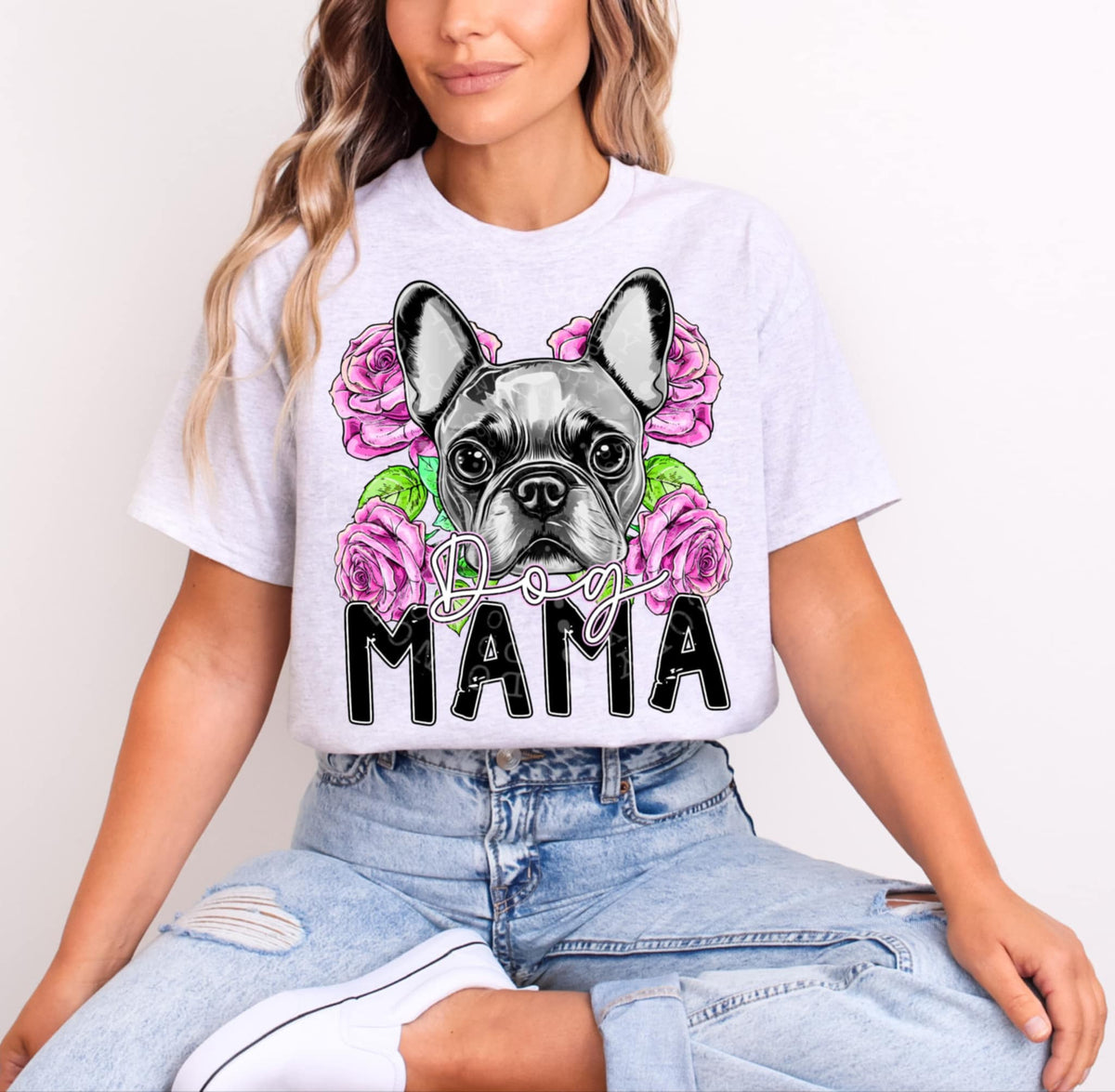 Dog mama French bulldog (C’s) 96705 DTF transfer
