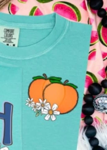 Peach festival pocket (S&G) 90199 DTF transfer