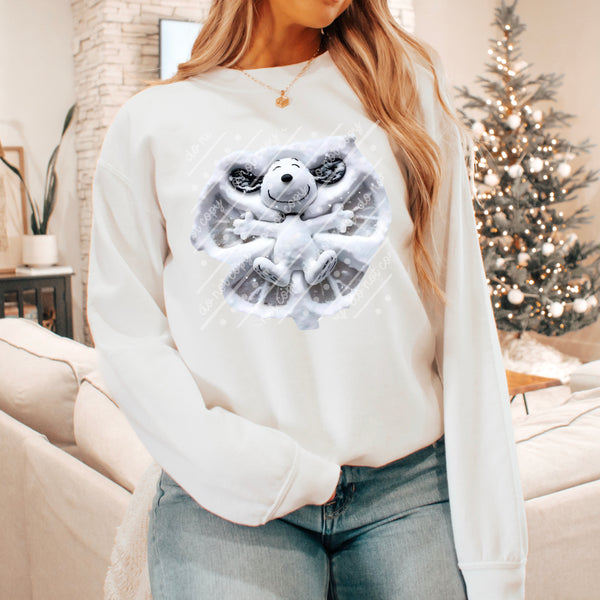 Peanut Snow angel DTF transfer