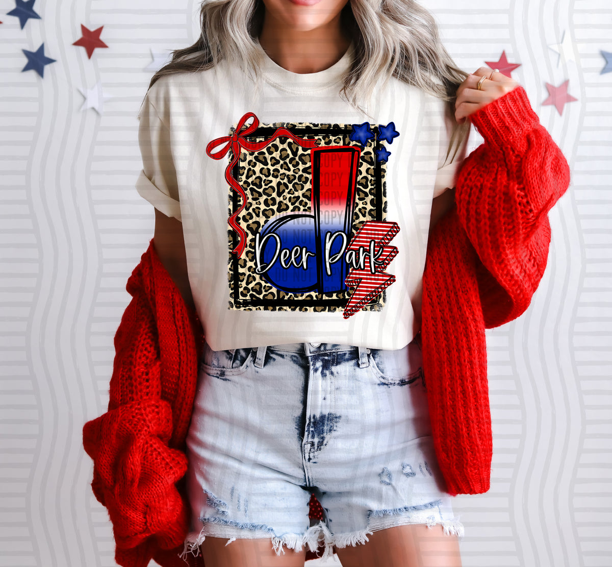 Deer park Star-Spangled Sass Mascots (Caplinger) DTF transfer