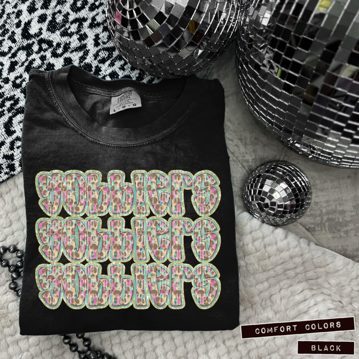 Gobblers Leopard Stacked (Caplinger) 98485 DTF transfer