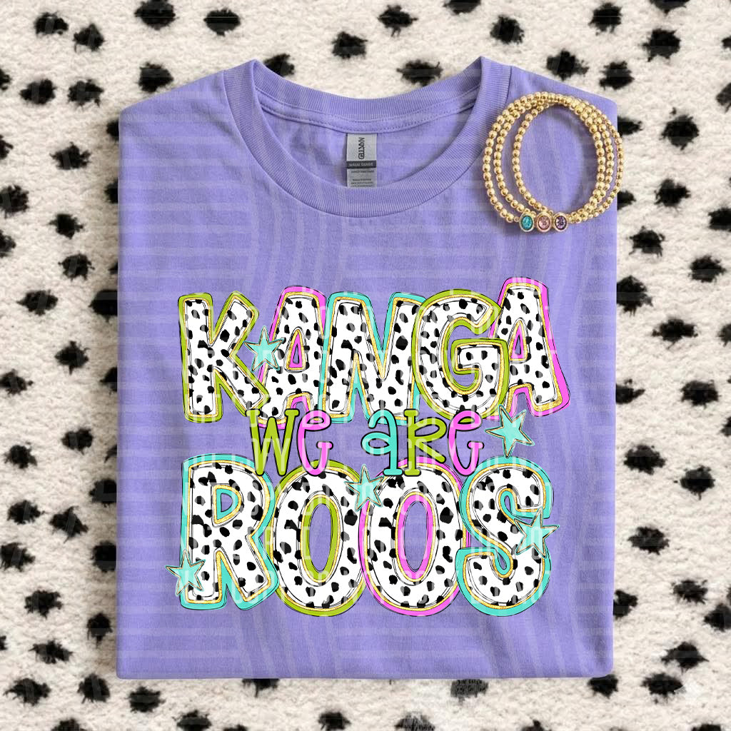 We Are Kangaroos Spotted & Dotted (Caplinger) DTF transfer