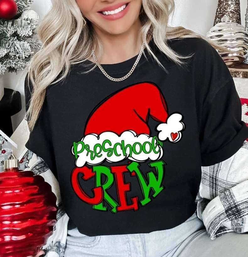 Preschool crew Santa hat (S&G) 70397 DTF transfer