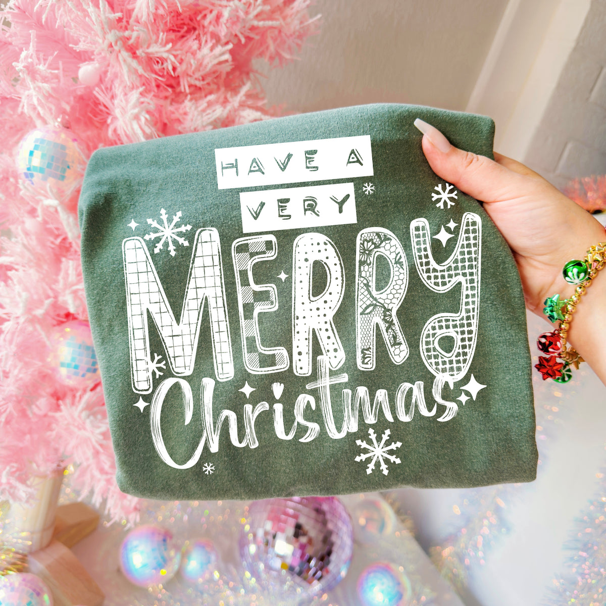 Merry bookmas (white) (csc) DTF Transfer