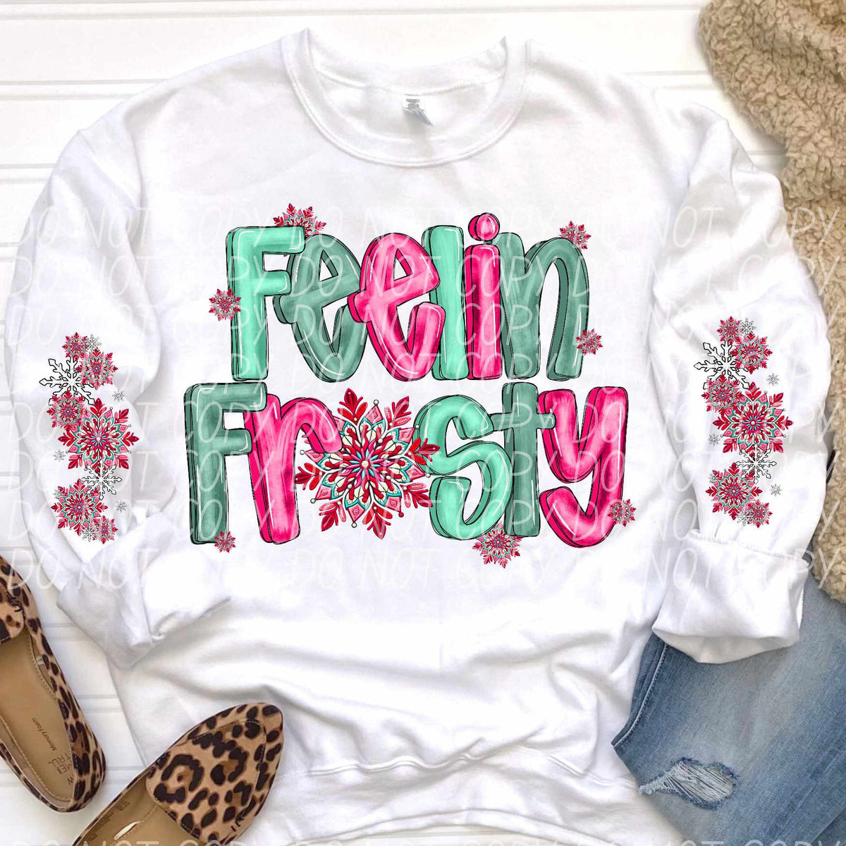 Feelin frosty (CITY) 75137 DTF transfer