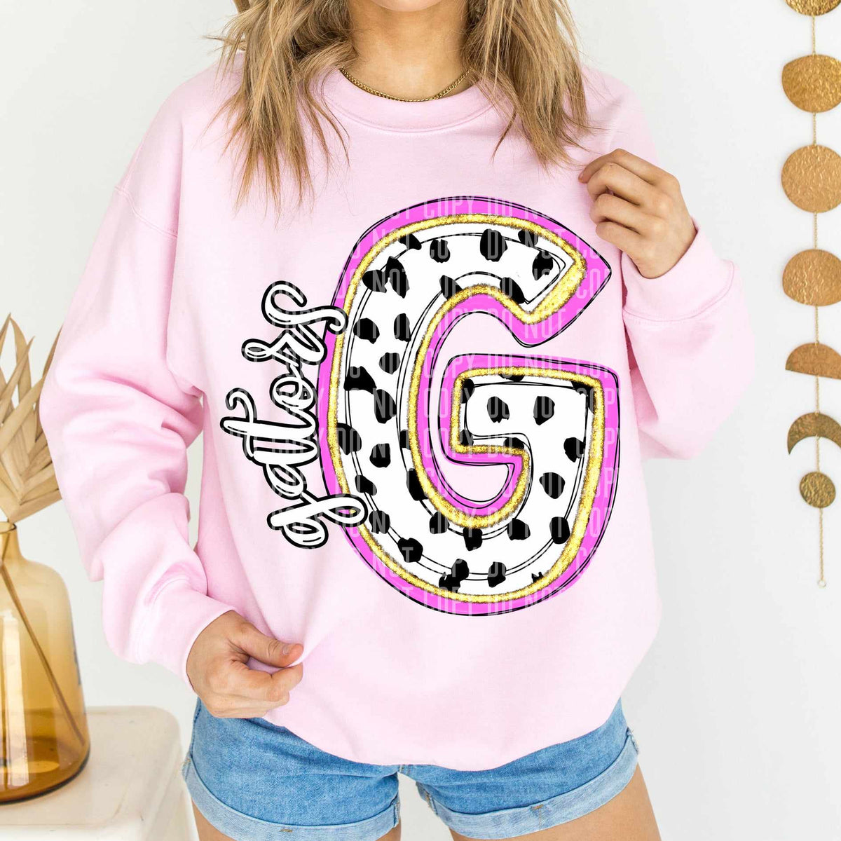 Gators Polka Font Mascot Caplinger 56159 DTF transfer