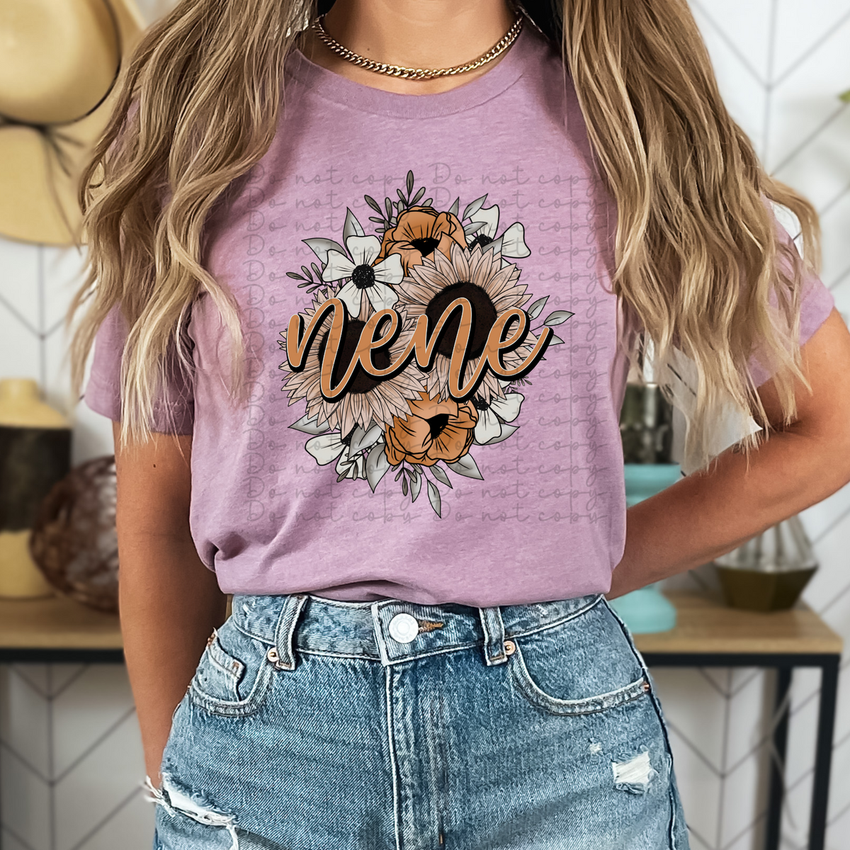 Nene boho floral 4233 DTF TRANSFER