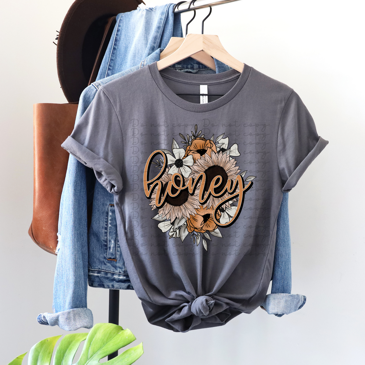 Honey boho floral 4236 DTF TRANSFER