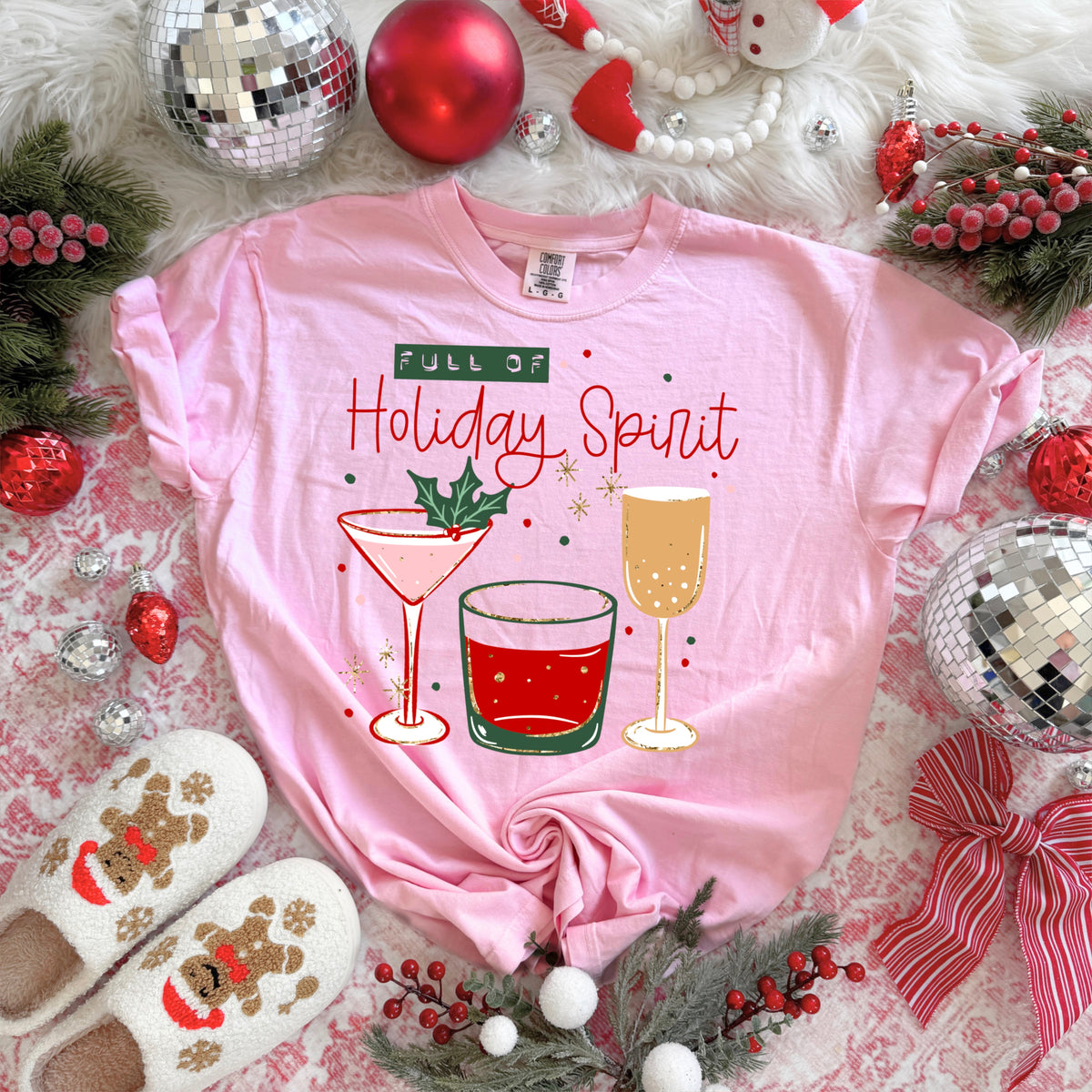 Holiday spirit cocktails (csc) DTF Transfer