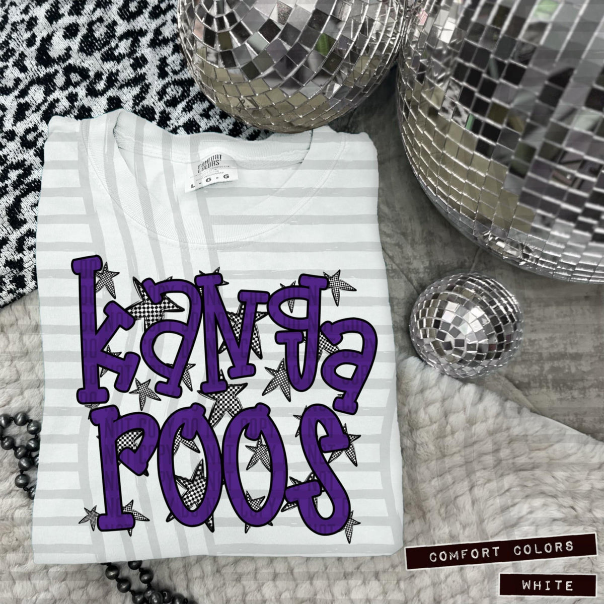 Purple Staggered Mascots (Caplinger)