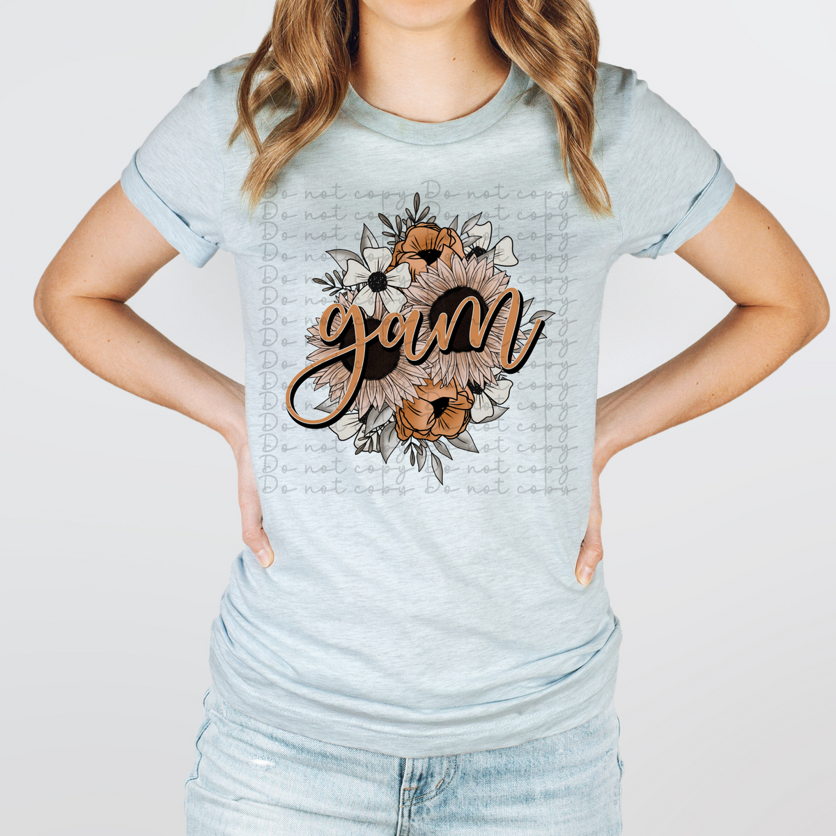 Gam boho floral 4246 DTF TRANSFER