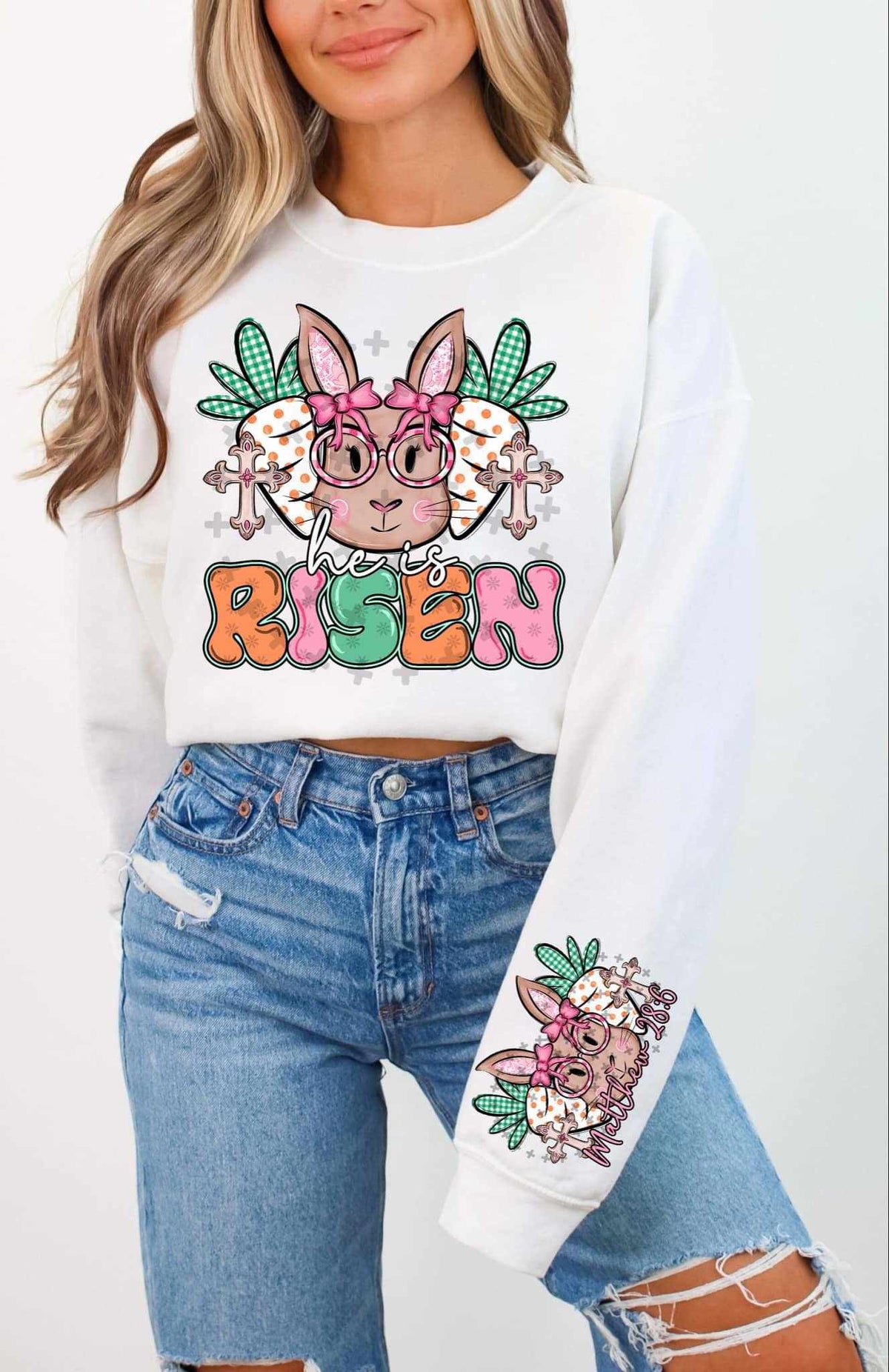 He is risen FRONT 80859 DTF transfer