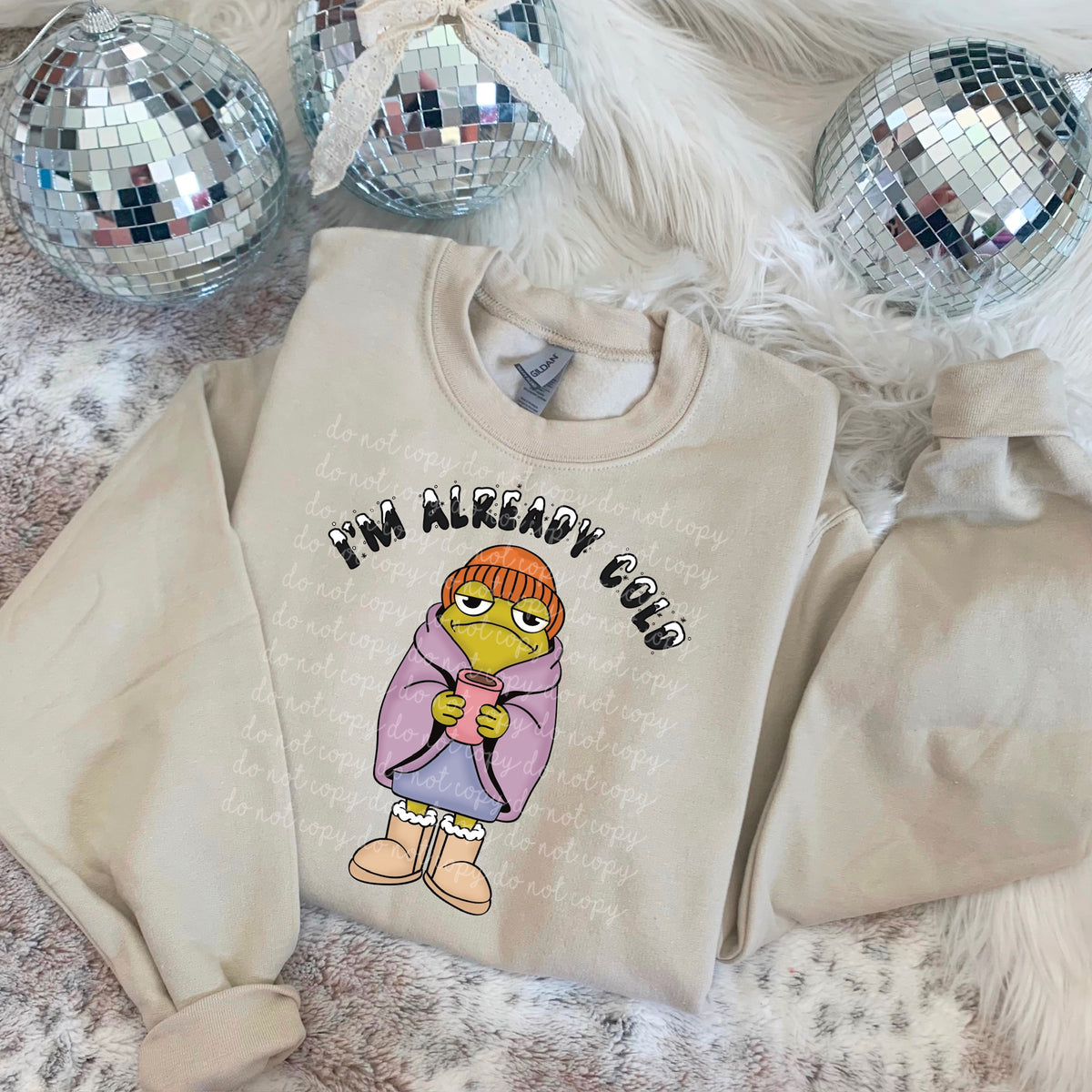 I’m already cold frog DTF transfer