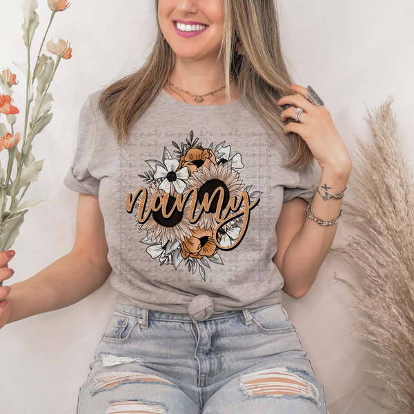 Nanny boho floral 4251 DTF TRANSFER