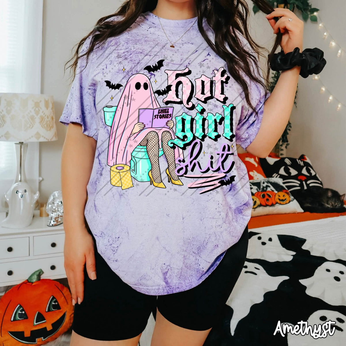 Hot girl shit pastel ghost (Carter) DTF Transfer