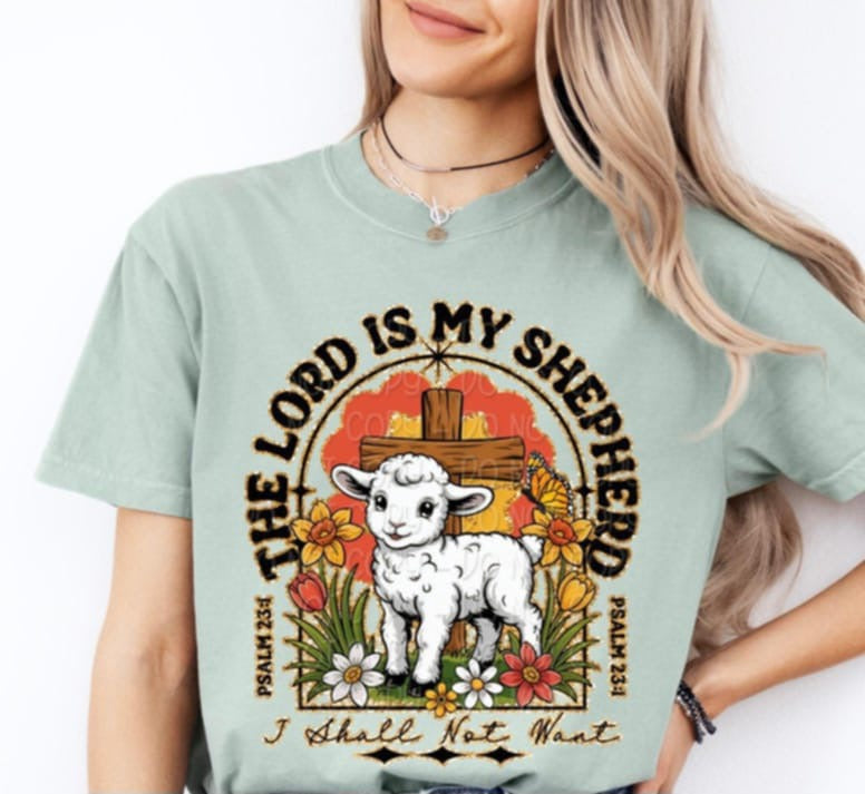 The lord is my shepherd 107244 DTF transfer