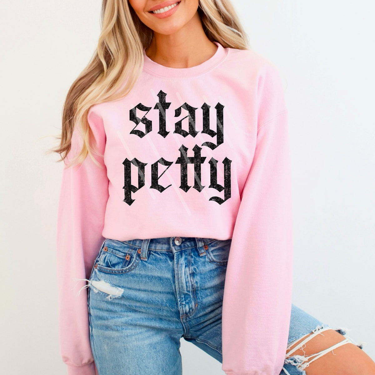 Stay Petty BLACK scarlow 110182 DTF transfer