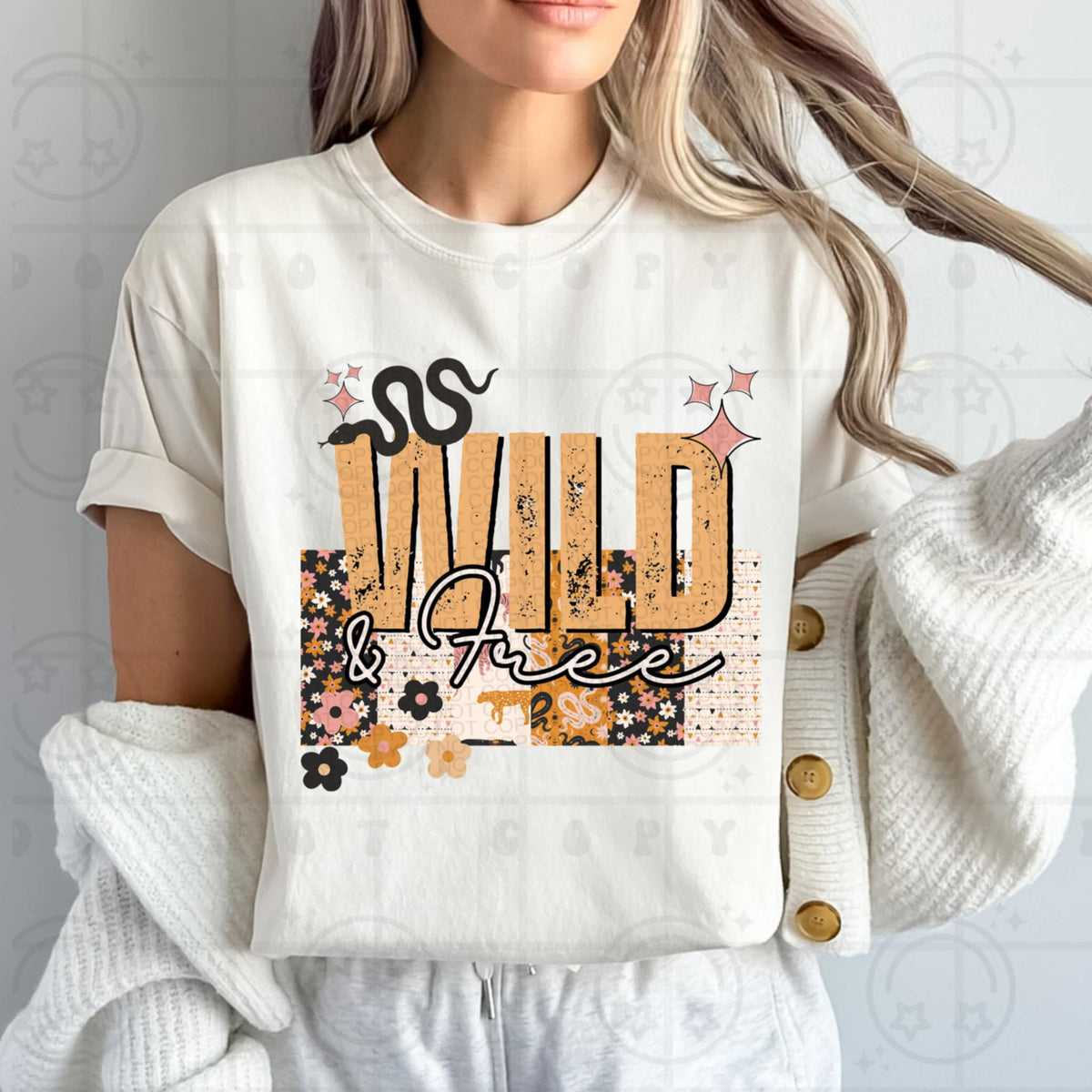 Wild & child (HW) 93244 DTF transfer