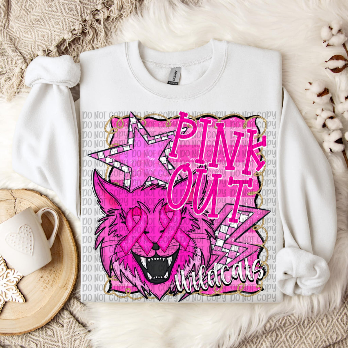 Pink Out Wildcats (VP) DTF Transfer