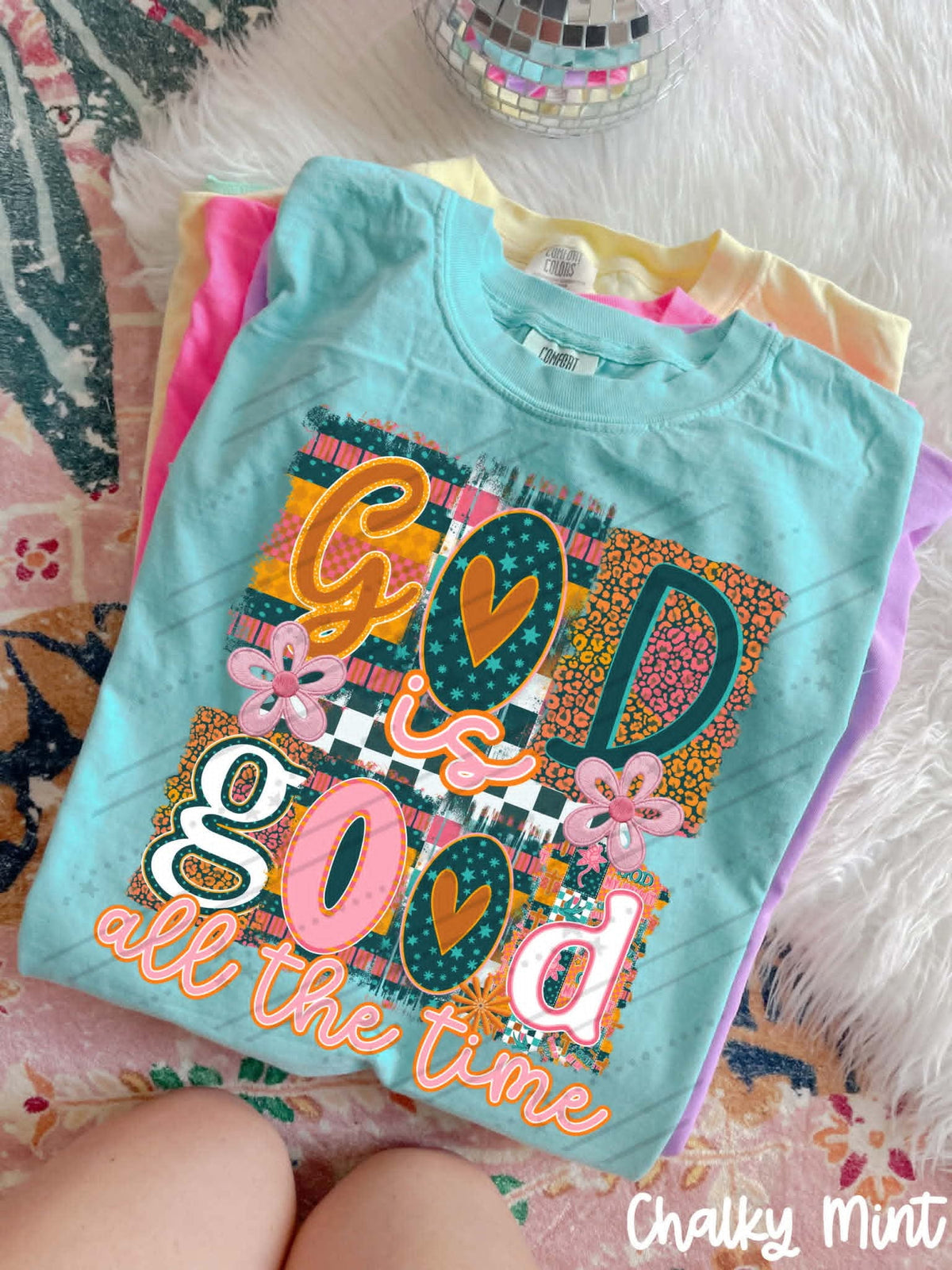 God is good all the time magazine font (Carter)DTF Transfer