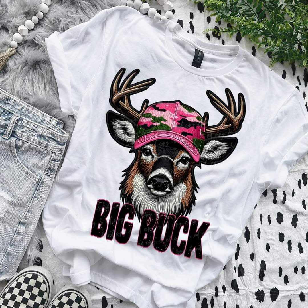 Big buck GIRL (VIRGO) 70580 DTF transfer