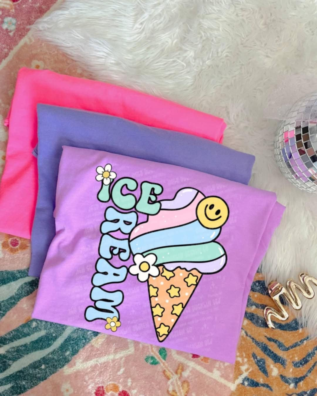 Ice cream pastel (UD) 103329 DTF transfer