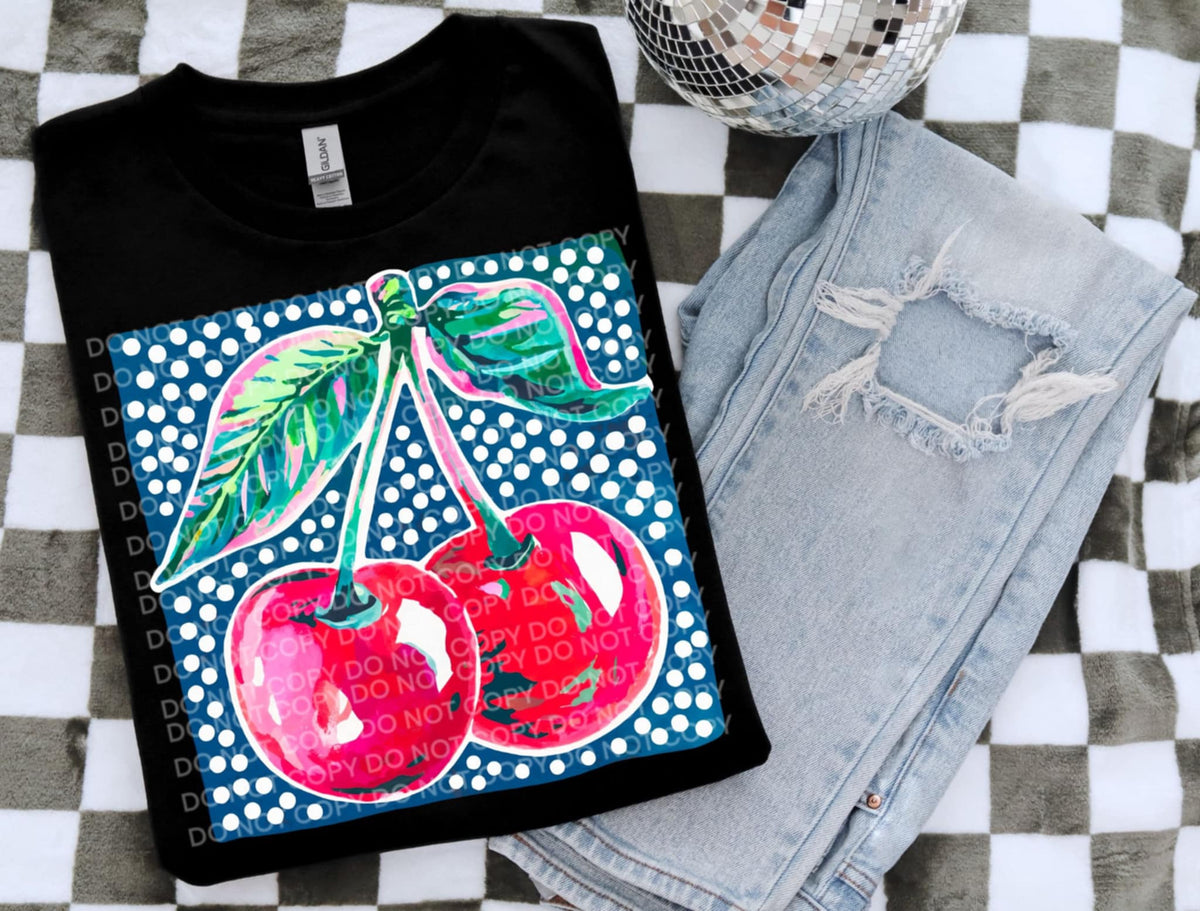 Cherries (scg) DTF transfer