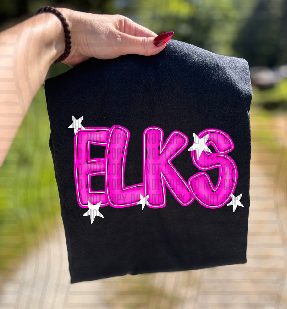 Eleks Pink And Preppy Split 112889 DTF transfer
