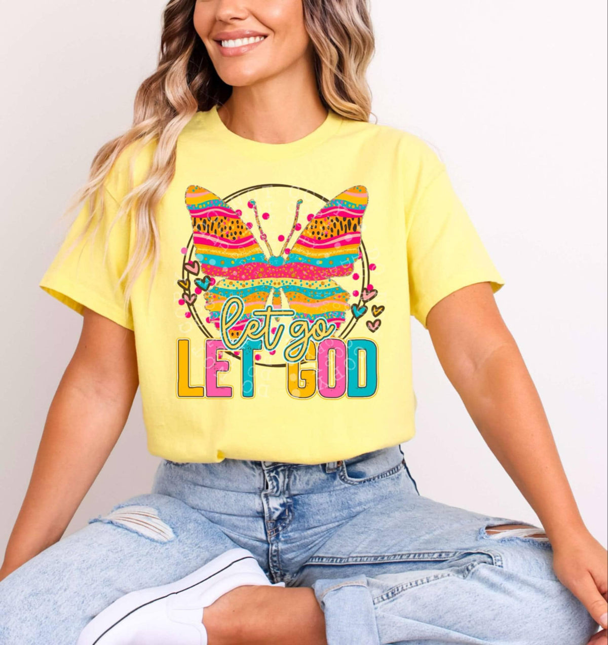 Let go let god 98888 DTF transfer