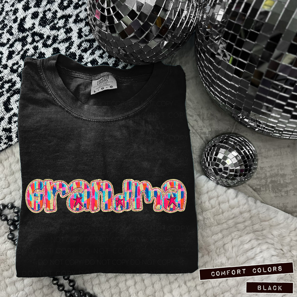 Grandma Tutti Brushstrokes (Caplinger) DTF transfer