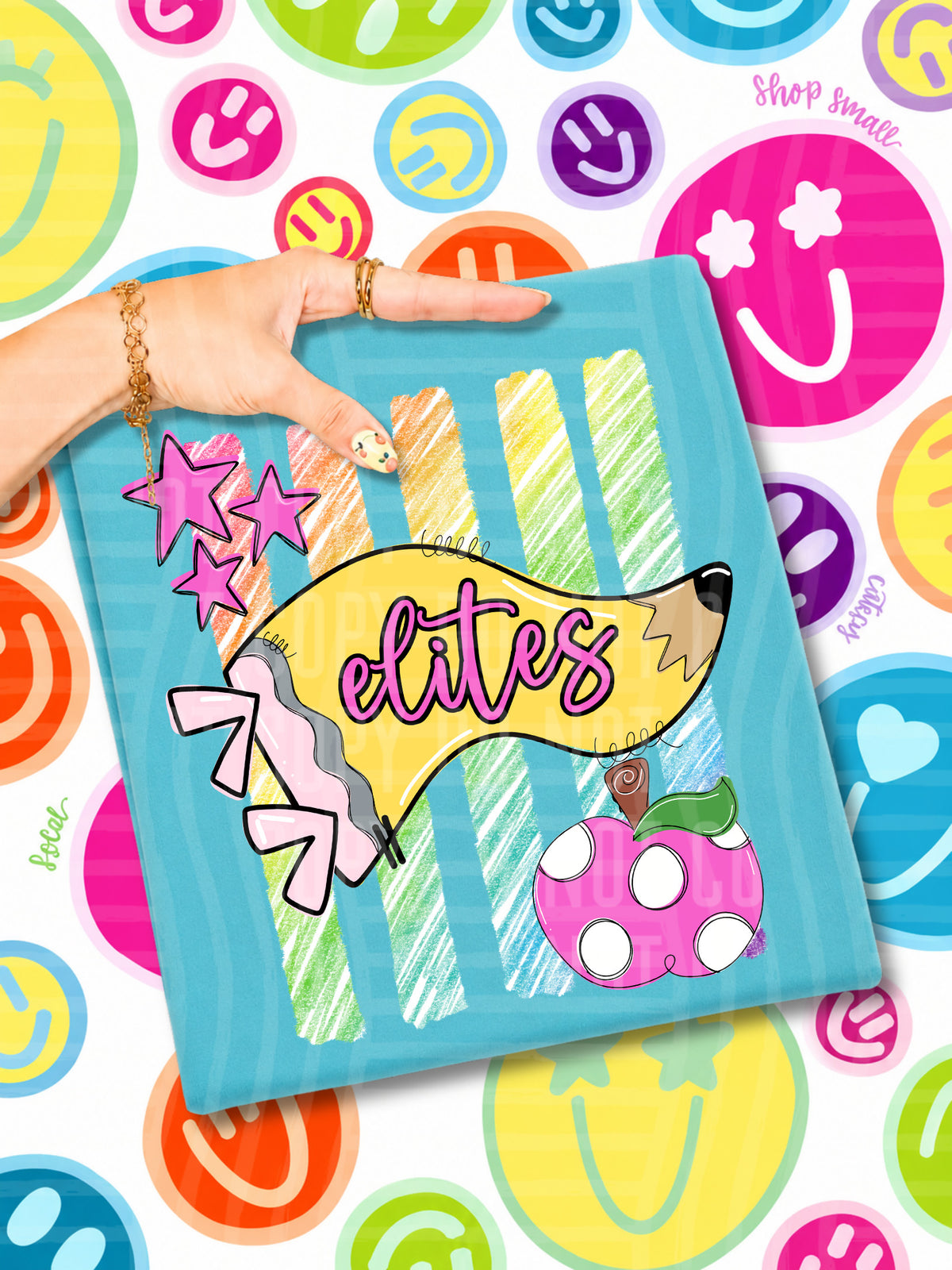 elites pencil flag (CAPLINGER) DTF Transfer