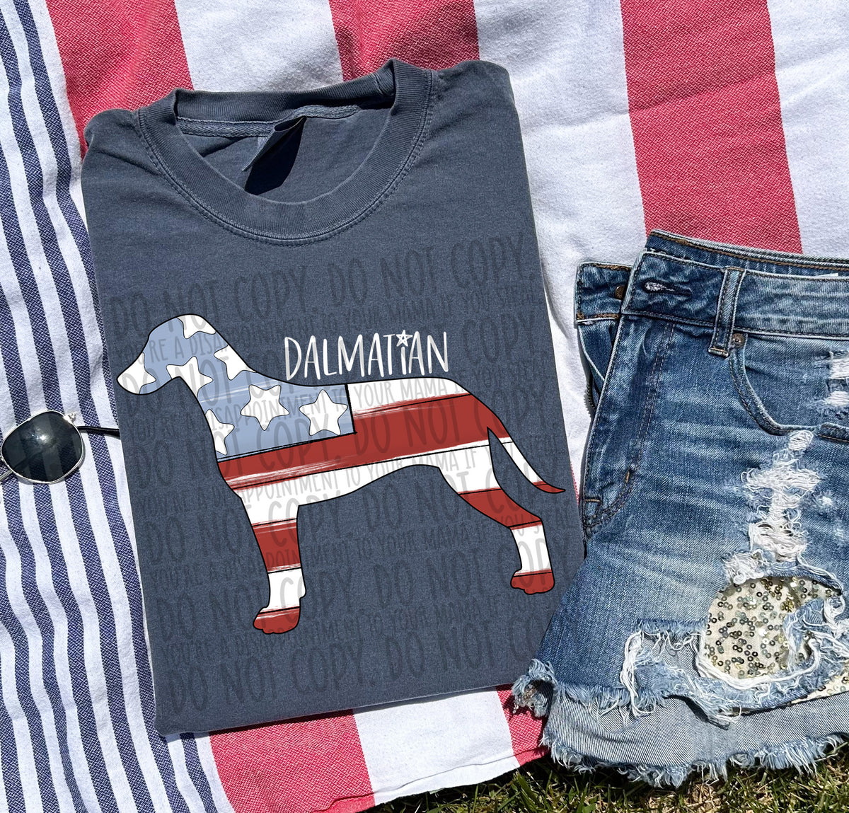 DALMATIAN white (SWD) DTF transfer