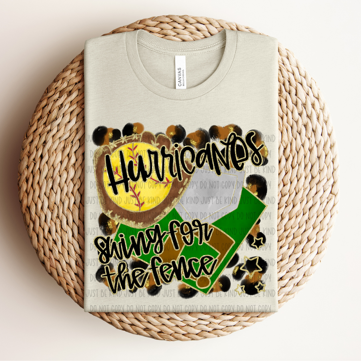 Softball hurricanes For The Fence (Caplinger) 83479 DTF Transfer