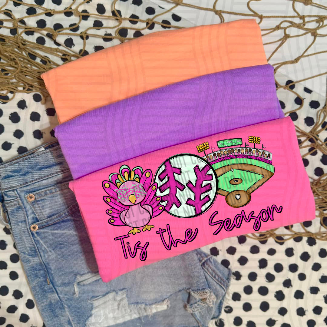 peacock tis the season (Caplinger) DTF Transfer