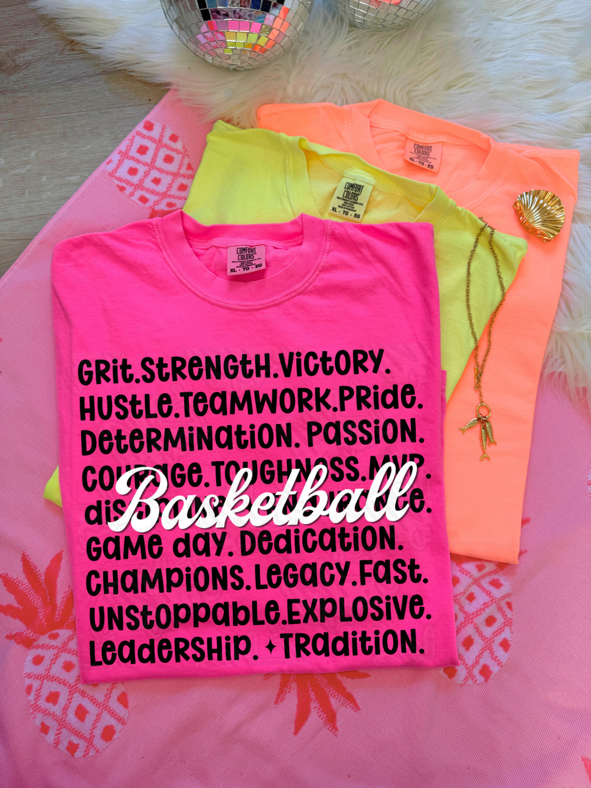 Basketball grit strength victory (Ink) DTF Transfer