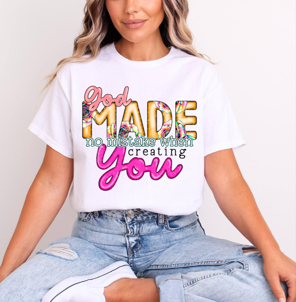 God made no mistake when creating you 99932 DTF transfer