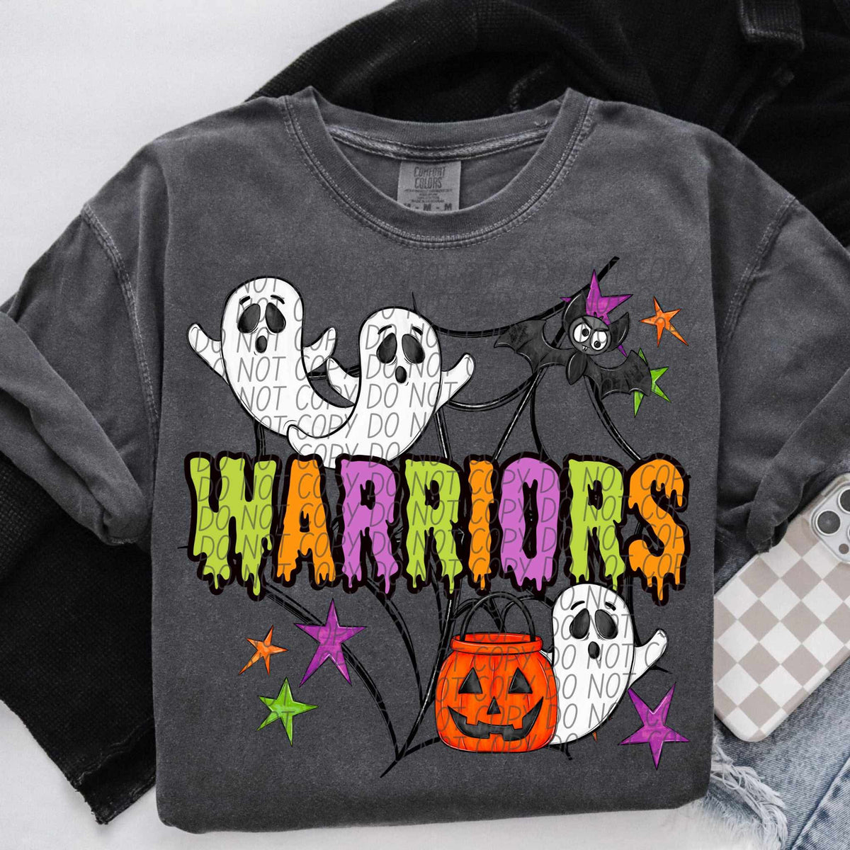 Warriors Halloween (City) DTF transfer