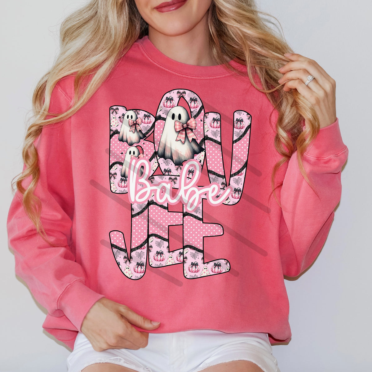 Boujee Babe ghost font 114060 DTF Transfer