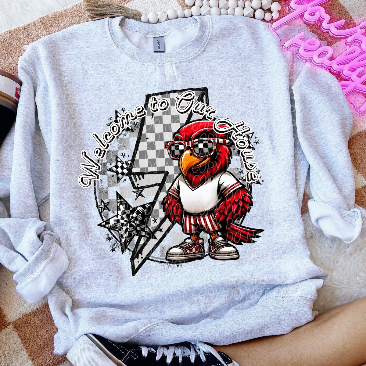 Welcome to our house Cardinals 49367 DTF TRANSERS