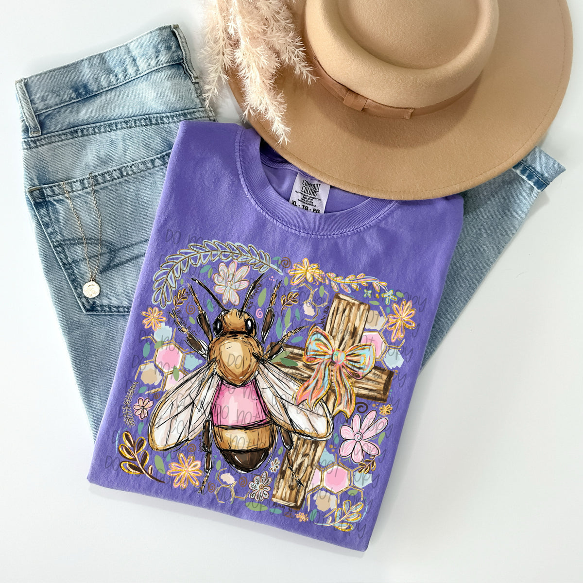 Bee Cross collage (SSD) 117218 DTF Transfer