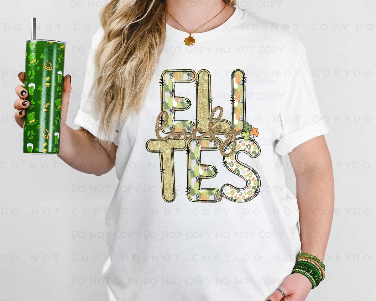 Lucky elites st Patrick patterns (caplinger) 82478 DTF transfer