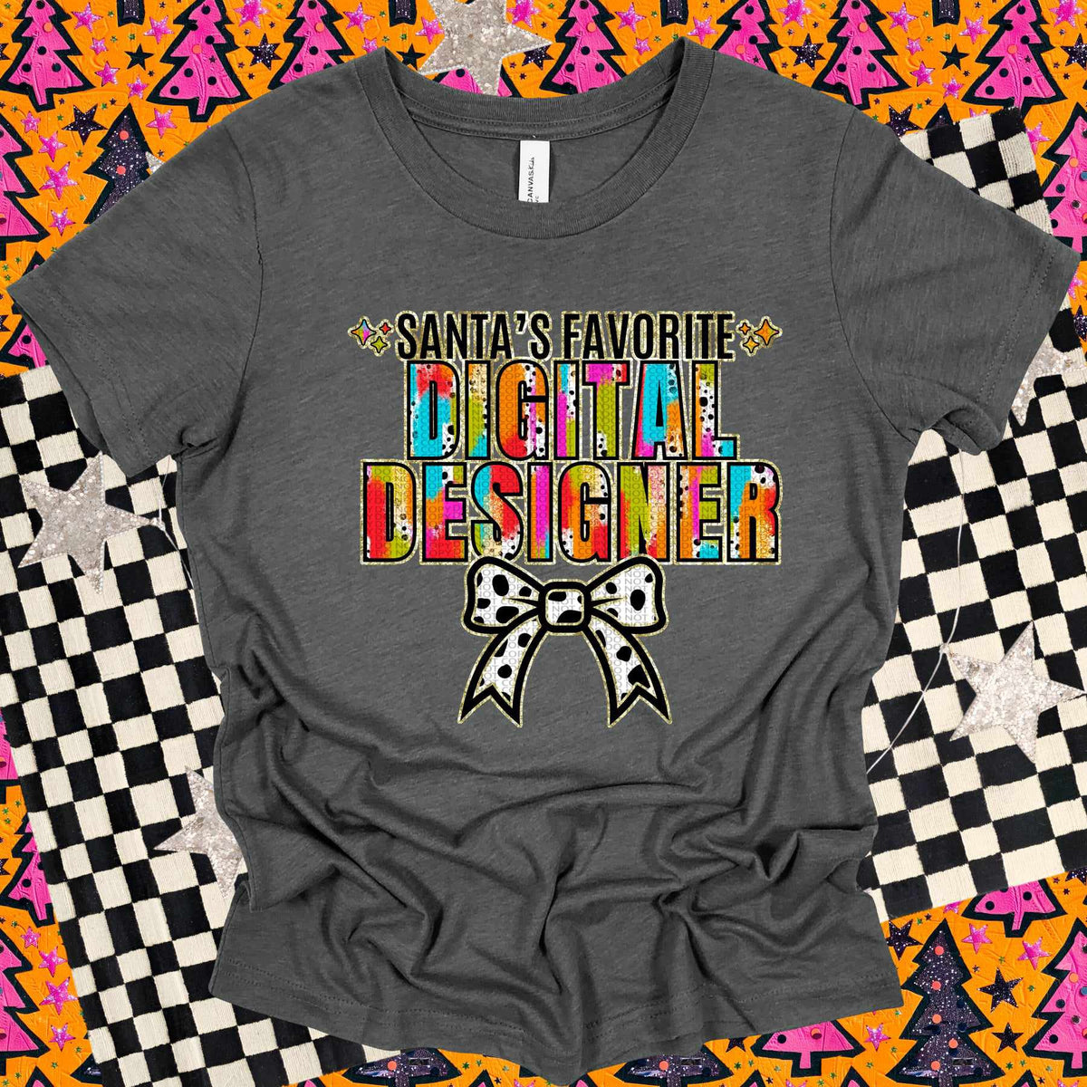 Santa’s favorite digital designer (HW) 67087 DTF transfer