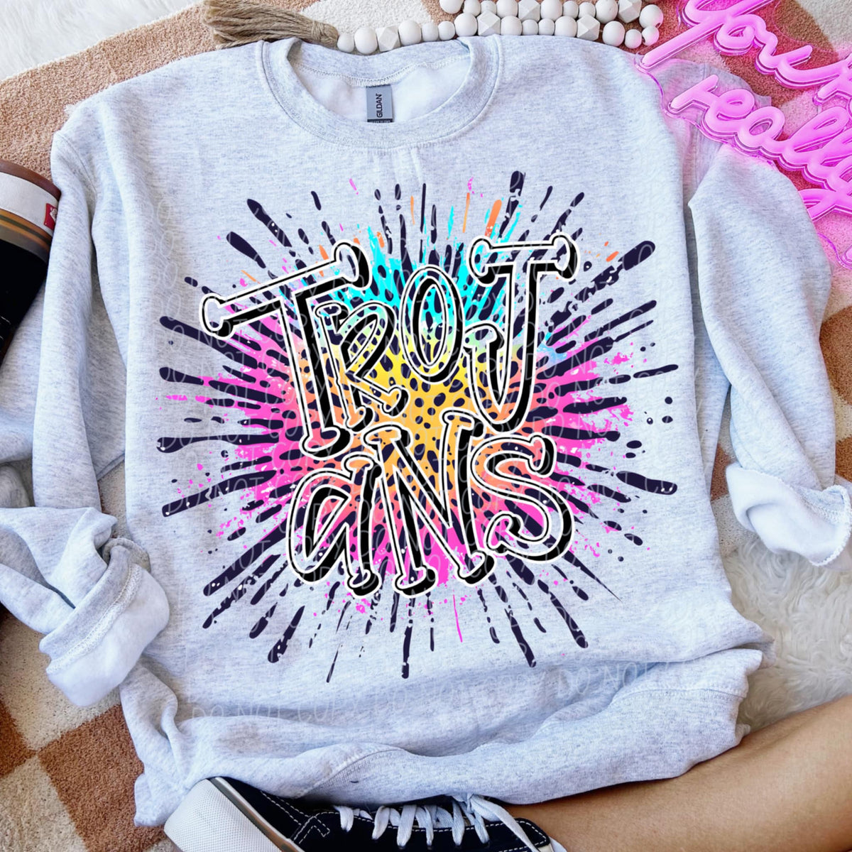 Colorful Burst Mascots (City)