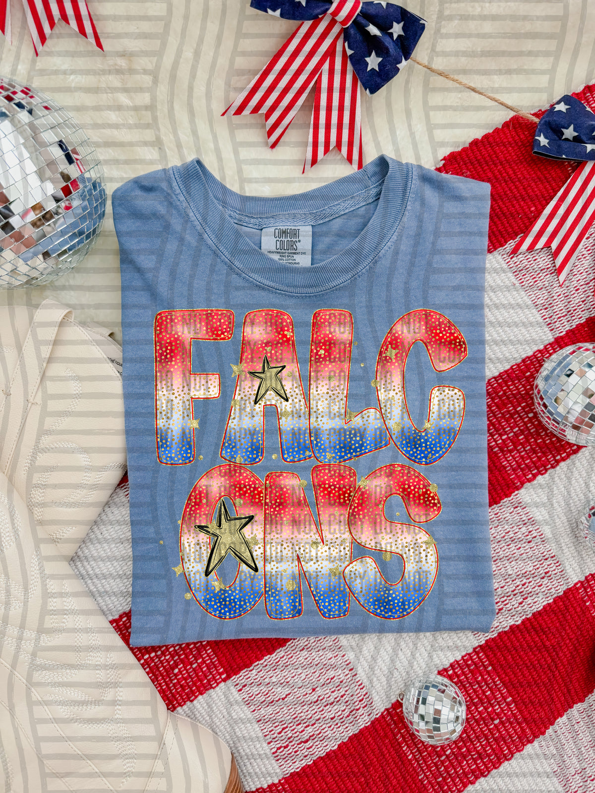 Falcons Wild Glory Mascots (Caplinger) DTF transfer