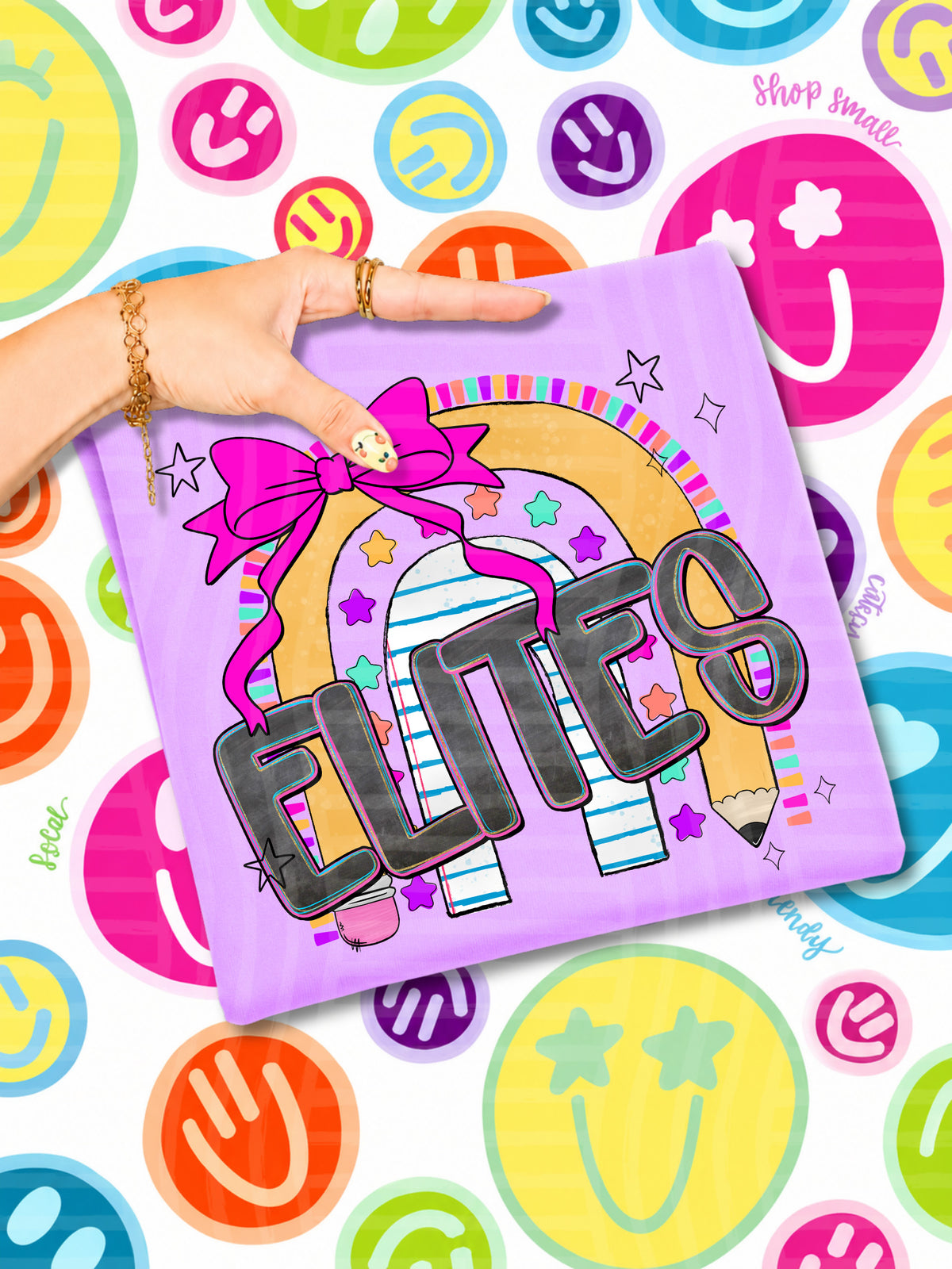 Elites rainbow crayon (CAPLINGER) DTF Transfer