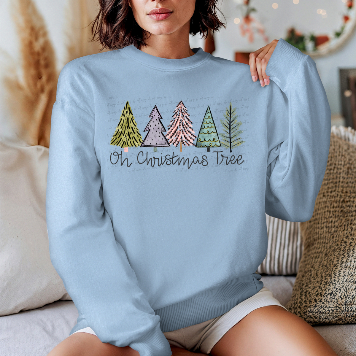 Oh Christmas Tree Variety of trees 117331 DTF Transfer