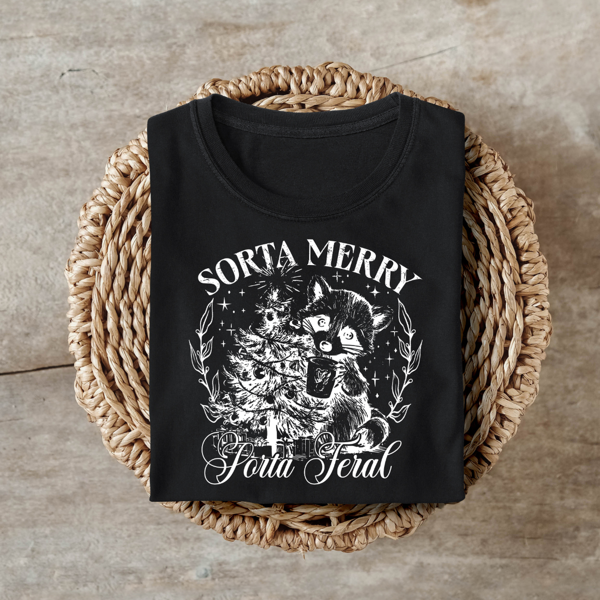 Sorta Merry Sorta Feral (WHITE) 68280DTF Transfer