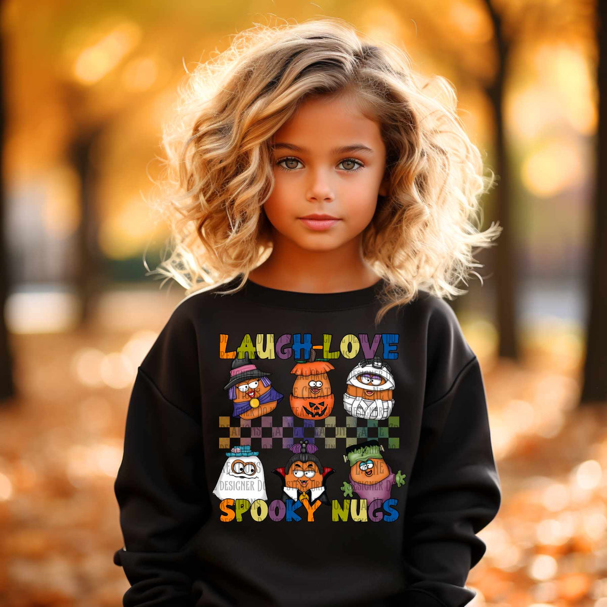 Laugh love spooky nugs (LANE) 50902 DTF transfer