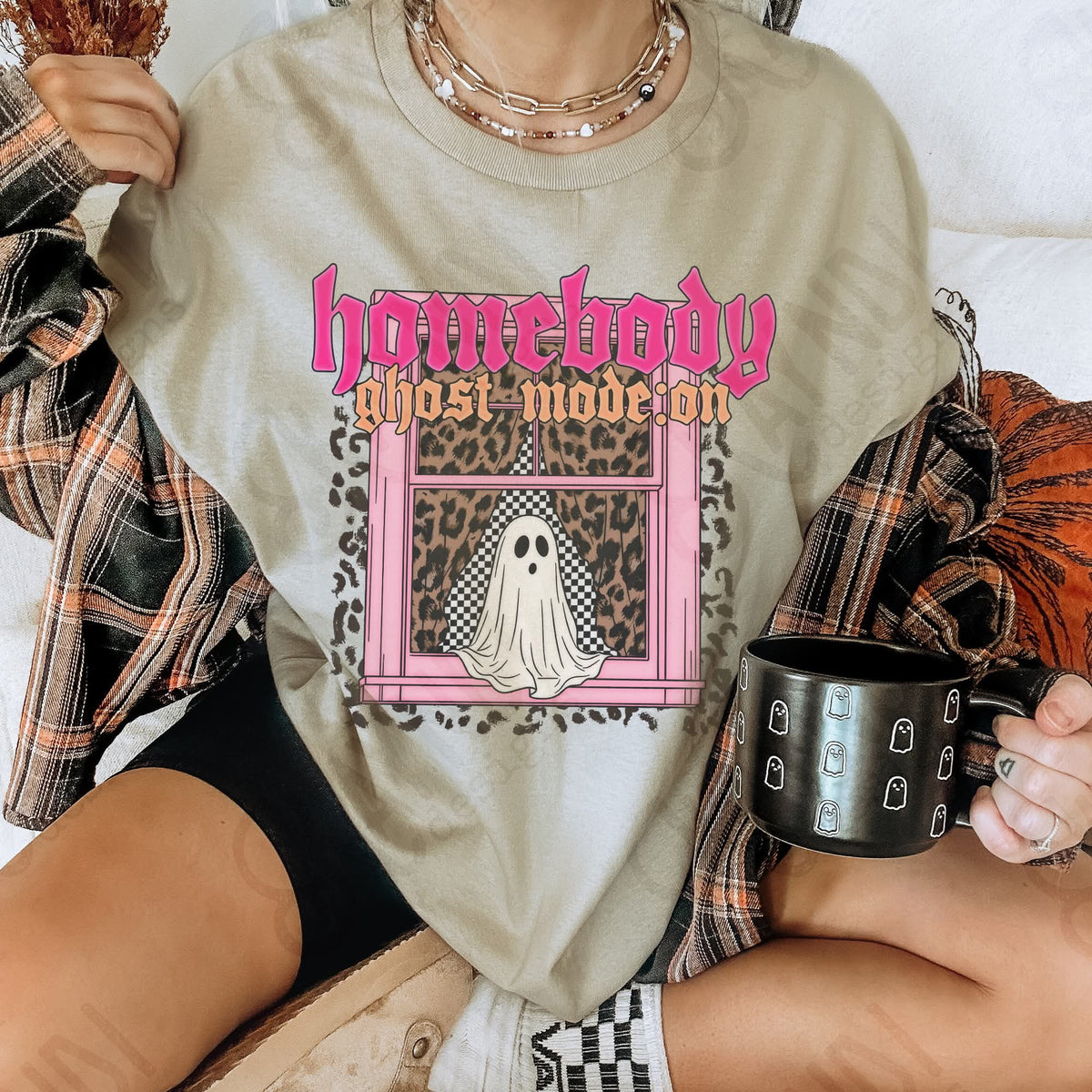 Homebody ghost mode: on (Kayndi) DTF Transfer