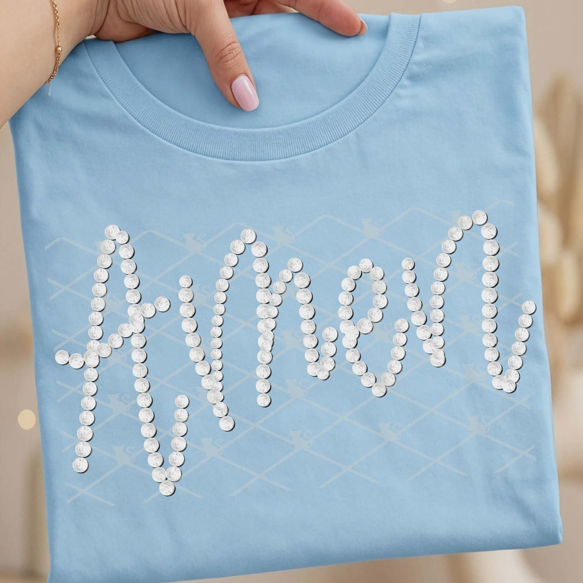 Amen faux beads (TTD) DTF Transfer